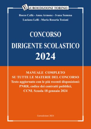 concorso dirigente scolastico 2024