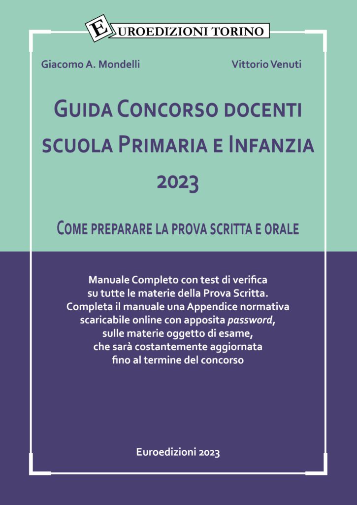 manuale concorso docenti scuola primaria e infanzia euroedizioni