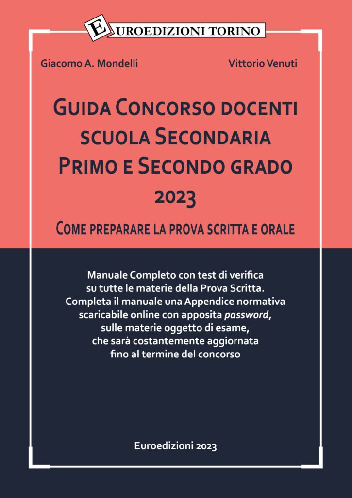 manuale concorso docenti scuola secondaria di primo e secondo grado euroedizioni