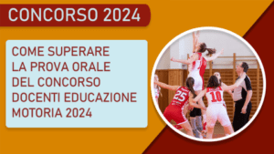 educazione motoria concorso docenti 2024